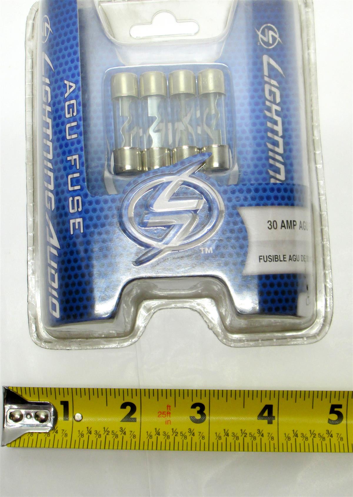 30 Amp AGU Fuse 4 Pack Lightning Audio